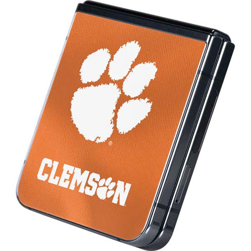 Clemson University Orange Jersey Galaxy Z Flip5 5G Skin